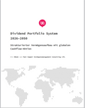 Dividend Portfolio System 2026–2050 Strukturierter Vermögensaufbau mit globalen Cashflow-Aktien